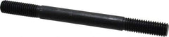 Gibraltar - 1/2-13 6" OAL Equal Double Threaded Stud - Alloy Steel, Black Oxide Finish, 1-1/2" Equal Thread Length - Top Tool & Supply