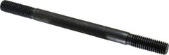 Gibraltar - 1/2-13 7" OAL Equal Double Threaded Stud - Alloy Steel, Black Oxide Finish, 1-1/2" Equal Thread Length - Top Tool & Supply