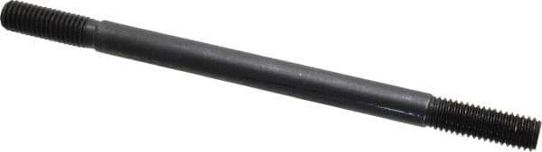 Gibraltar - 1/2-13 8" OAL Equal Double Threaded Stud - Alloy Steel, Black Oxide Finish, 1-1/2" Equal Thread Length - Top Tool & Supply