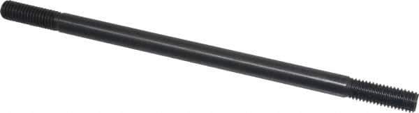 Gibraltar - 1/2-13 10" OAL Equal Double Threaded Stud - Alloy Steel, Black Oxide Finish, 1-1/2" Equal Thread Length - Top Tool & Supply