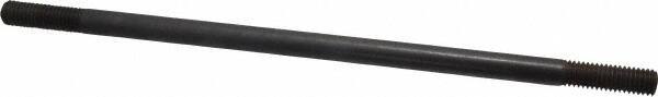 Gibraltar - 1/2-13 12" OAL Equal Double Threaded Stud - Alloy Steel, Black Oxide Finish, 1-1/2" Equal Thread Length - Top Tool & Supply