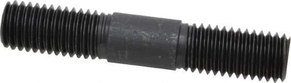 Gibraltar - 5/8-11 3-1/2" OAL Equal Double Threaded Stud - Alloy Steel, Black Oxide Finish, 1-5/16" Equal Thread Length - Top Tool & Supply