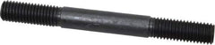 Gibraltar - 5/8-11 6" OAL Equal Double Threaded Stud - Alloy Steel, Black Oxide Finish, 1-3/4" Equal Thread Length - Top Tool & Supply