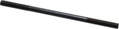 Gibraltar - M8x1.25 150mm OAL Equal Double Threaded Stud - Alloy Steel, Black Oxide Finish, 35mm Equal Thread Length, Metric - Top Tool & Supply