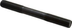 Gibraltar - M16x2.0 150mm OAL Equal Double Threaded Stud - Alloy Steel, Black Oxide Finish, 47mm Equal Thread Length, Metric - Top Tool & Supply