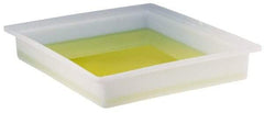 Bel-Art - 18" Long x 22" Wide x 4" Deep Tray with Faucet Tray - Polyethylene - Top Tool & Supply