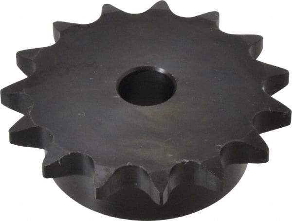 Browning - 15 Teeth, 5/8" Chain Pitch, Chain Size 50, Min Plain Bore Sprocket - 5/8" Bore Diam, 3" Pitch Diam, 3.32" Outside Diam - Top Tool & Supply