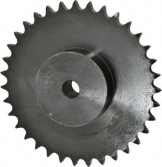 Browning - 35 Teeth, 5/8" Chain Pitch, Chain Size 50, Min Plain Bore Sprocket - 3/4" Bore Diam, 6.972" Pitch Diam, 7.32" Outside Diam - Top Tool & Supply