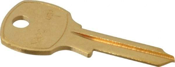 Made in USA - National Cabinet Key Blank - Brass - Top Tool & Supply