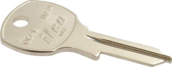 Made in USA - National Cabinet Key Blank - Nickel - Top Tool & Supply