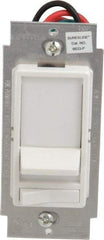 Leviton - 1 Pole, 120 VAC, 60 Hz, 600 Watt, Residential Grade, Rocker, Wall and Dimmer Light Switch - 1.73 Inch Wide x 4.13 Inch High, Incandescent - Top Tool & Supply