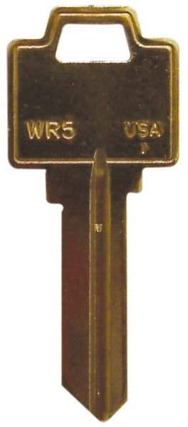 Made in USA - Weiser Key Blank - Brass - Top Tool & Supply