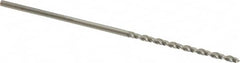 #60, 118° Drill Point, 1.02mm Shank Diam, Fast Spiral Circuit Board Drill Bit 5/8″ Flute Length, 1-1/2″ OAL