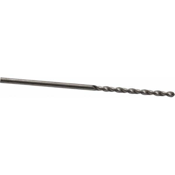 #55, 118° Drill Point, 1.32mm Shank Diam, Fast Spiral Circuit Board Drill Bit 5/8″ Flute Length, 1-1/2″ OAL