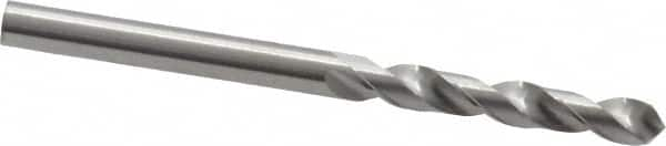 #36, 118° Drill Point, 2.71mm Shank Diam, Fast Spiral Circuit Board Drill Bit 5/8″ Flute Length, 1-1/2″ OAL