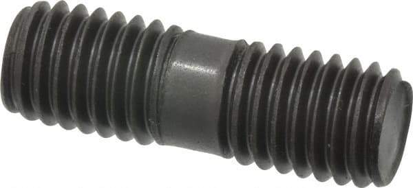 Gibraltar - 1/2-13 1-1/2" OAL Equal Double Threaded Stud - Alloy Steel, Black Oxide Finish, 1/2" Equal Thread Length - Top Tool & Supply