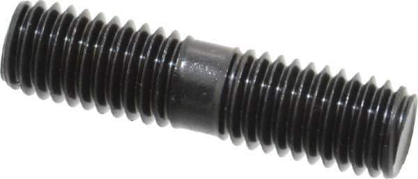 Gibraltar - 1/2-13 2" OAL Equal Double Threaded Stud - Alloy Steel, Black Oxide Finish, 3/4" Equal Thread Length - Top Tool & Supply