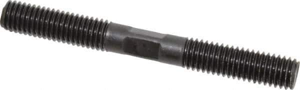 Gibraltar - 1/2-13 4-1/2" OAL Equal Double Threaded Stud - Alloy Steel, Black Oxide Finish, 1-1/2" Equal Thread Length - Top Tool & Supply