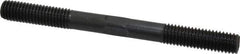 Gibraltar - 1/2-13 5-1/2" OAL Equal Double Threaded Stud - Alloy Steel, Black Oxide Finish, 1-1/2" Equal Thread Length - Top Tool & Supply