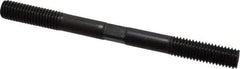 Gibraltar - 1/2-13 6" OAL Equal Double Threaded Stud - Alloy Steel, Black Oxide Finish, 1-1/2" Equal Thread Length - Top Tool & Supply