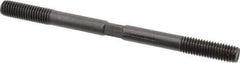 Gibraltar - 1/2-13 7" OAL Equal Double Threaded Stud - Alloy Steel, Black Oxide Finish, 1-1/2" Equal Thread Length - Top Tool & Supply