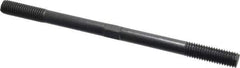 Gibraltar - 1/2-13 8" OAL Equal Double Threaded Stud - Alloy Steel, Black Oxide Finish, 1-1/2" Equal Thread Length - Top Tool & Supply