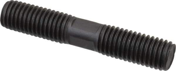 Gibraltar - 5/8-11 3-1/2" OAL Equal Double Threaded Stud - Alloy Steel, Black Oxide Finish, 1-3/8" Equal Thread Length - Top Tool & Supply