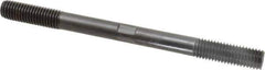 Gibraltar - 5/8-11 8" OAL Equal Double Threaded Stud - Alloy Steel, Black Oxide Finish, 1-3/4" Equal Thread Length - Top Tool & Supply