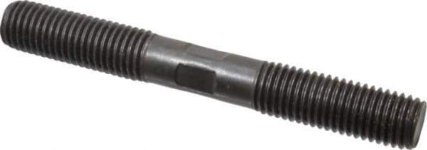 Gibraltar - 3/4-10 6" OAL Equal Double Threaded Stud - Alloy Steel, Black Oxide Finish, 2" Equal Thread Length - Top Tool & Supply