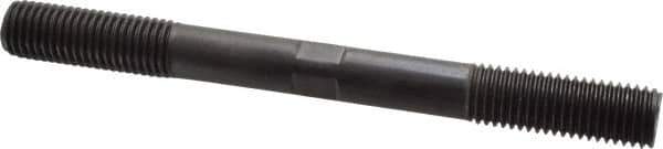 Gibraltar - 3/4-10 8" OAL Equal Double Threaded Stud - Alloy Steel, Black Oxide Finish, 2" Equal Thread Length - Top Tool & Supply