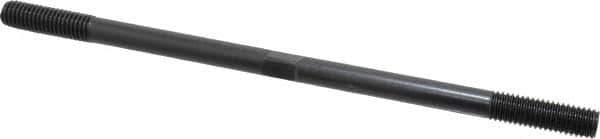 Gibraltar - 1/2-13 10" OAL Equal Double Threaded Stud - Alloy Steel, Black Oxide Finish, 1-1/2" Equal Thread Length - Top Tool & Supply