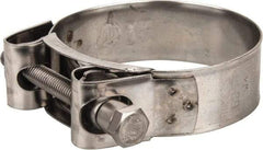 Mikalor - 2-3/4" Hose, 0.98" Wide x 0.04" Thick, T-Bolt Hose Clamp - 2.68 to 2.87" Diam, Stainless Steel - Top Tool & Supply