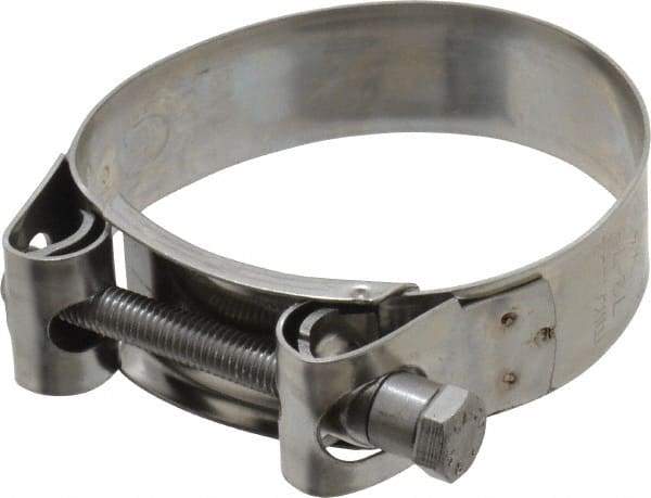 Mikalor - 3" Hose, 0.98" Wide x 0.04" Thick, T-Bolt Hose Clamp - 2.87 to 3.11" Diam, Stainless Steel - Top Tool & Supply