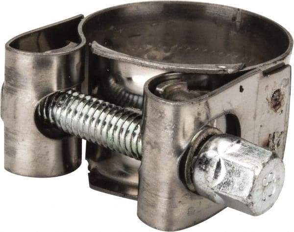 Mikalor - 1" Hose, 0.71" Wide x 0.04" Thick, T-Bolt Hose Clamp - 0.98 to 1.06" Diam, Stainless Steel Band, Housing & Zinc Plated Screw - Top Tool & Supply