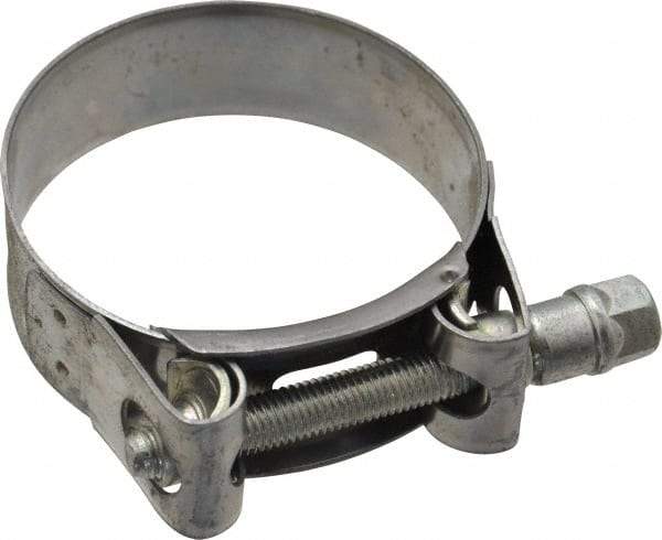 Mikalor - 2-1/4" Hose, 0.78" Wide x 0.04" Thick, T-Bolt Hose Clamp - 2.17 to 2.32" Diam, Stainless Steel Band, Housing & Zinc Plated Screw - Top Tool & Supply