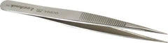 Aven - 4-3/4" OAL OOD-SA Precision Tweezers - Stainless Steel, OOD-SA Pattern - Top Tool & Supply