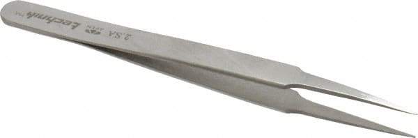 Aven - 4-3/4" OAL 2-SA Precision Tweezers - Stainless Steel, 2-SA Pattern - Top Tool & Supply