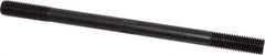 Gibraltar - 5/8-11 10" OAL Equal Double Threaded Stud - Alloy Steel, Black Oxide Finish, 1-3/4" Equal Thread Length - Top Tool & Supply