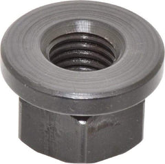 Gibraltar - 3/4-10, 1-5/8" Flange Diam, 1" High, 1-1/4" Across Flats, Flange Nut - Grade 12L14 Steel, Black Oxide Finish, 1/4" Flange Height, TCMAI - Top Tool & Supply