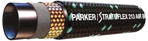 Parker - -32 Hose Size, 1-13/16" ID x 2.14" OD, 200 psi Work Pressure Hydraulic Hose - 55" Long Coil, 14" Radius, Synthetic Rubber, -50°F to 302°F - Top Tool & Supply