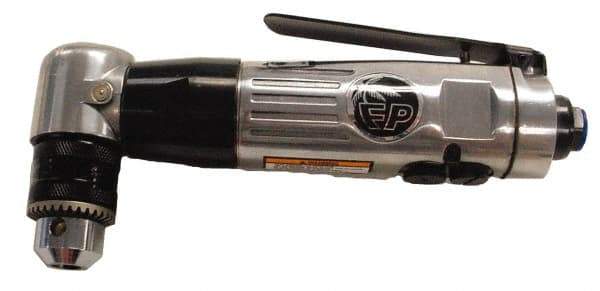 Florida Pneumatic - 3/8" Reversible Keyed Chuck - Right Angle Handle, 1,800 RPM, 6 CFM, 0.3333 hp, 90 psi - Top Tool & Supply