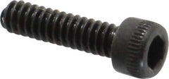 Holo-Krome - #4-40 UNC Hex Socket Drive, Socket Cap Screw - Alloy Steel, Black Oxide Finish, Fully Threaded, 7/16" Length Under Head - Top Tool & Supply