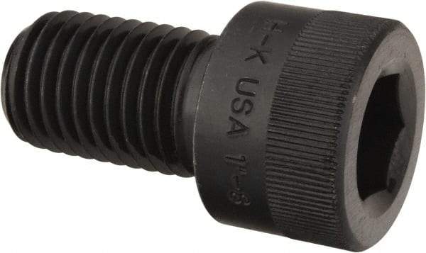 Holo-Krome - 1-8 UNC Hex Socket Drive, Socket Cap Screw - Alloy Steel, Black Oxide Finish, Fully Threaded, 1-3/4" Length Under Head - Top Tool & Supply