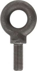 Gibraltar - 9,000 Lb Capacity, Steel, 1-8 Thread, Fixed Lifting Eye Bolt - Fully Threaded, 2-1/2" Shank, 2-1/2" Thread Length, Shoulder - Top Tool & Supply