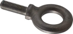 Gibraltar - 4,300 Lb Capacity, Alloy Steel, 5/8 Thread, Fixed Lifting Eye Bolt - Fully Threaded, 1-3/4" Shank, 1-3/4" Thread Length, Shoulder - Top Tool & Supply