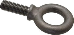 Gibraltar - 6,400 Lb Capacity, Alloy Steel, 3/4 Thread, Fixed Lifting Eye Bolt - Fully Threaded, 2" Shank, 2" Thread Length, Shoulder - Top Tool & Supply