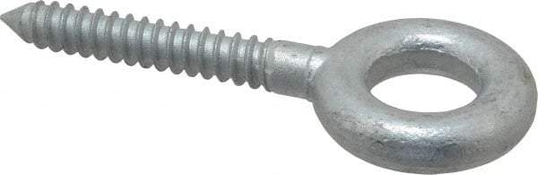 Gibraltar - 5/8, Hot Galvanized Finish, Forged Steel Forged Eye Bolt - 2-1/2" Thread Length, 1-1/4" ID, 4" Shank Length - Top Tool & Supply