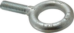 Gibraltar - 1,200 Lb Capacity, Steel, 3/8-16 Thread, Fixed Lifting Eye Bolt - Fully Threaded, 1-1/4" Shank, 1-1/4" Thread Length, No Shoulder - Top Tool & Supply