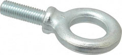 Gibraltar - 3,500 Lb Capacity, Steel, 5/8-11 Thread, Fixed Lifting Eye Bolt - Fully Threaded, 1-3/4" Shank, 2-1/4" Thread Length, Shoulder - Top Tool & Supply