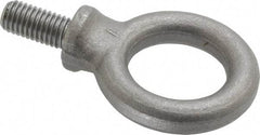 Gibraltar - 1,630 Lb Capacity, Steel, M10x1.50 Thread, Fixed Lifting Eye Bolt - Fully Threaded, 20mm Shank, 19mm Thread Length, Shoulder - Top Tool & Supply